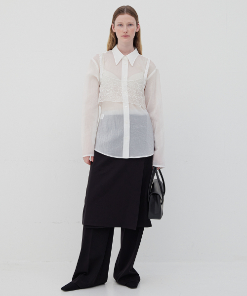 LEVAR(レバー)の「Blush Lace Bustier - Off White(Tシャツ/カットソー・レディース・その他・MEDIUM/SMALL)」の4枚目の写真