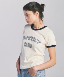 クラブリンガー半袖Tシャツ-クリーム