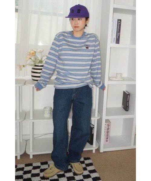 MMLG（エムエムエルジー）の「[Mmlg] MM AUTHENTIC DENIM PANTS (DEEP BLUE)（デニムパンツ・レディース・その他・X-SMALL/SMALL/MEDIUM/LARGE）」の4枚目の写真