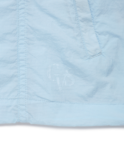 Cavish（カビシ）の「W HOODED VEST WIND BREAKER SKY BLUE(CV2EMFB962A)（ベスト・レディース・スカイブルー・FREE）」の5枚目の写真