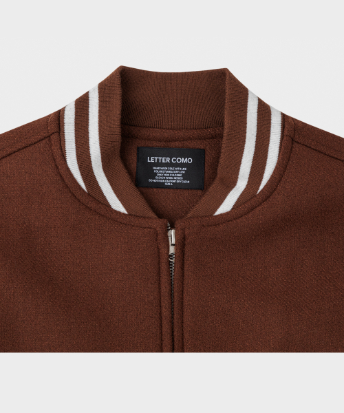 LETTERCOMO(レテルコモ)の「ニューワードスタジアムウールバスティジャケットブラウン(スタジャン・レディース・その他・SMALL/MEDIUM/LARGE/X-LARGE)」の11枚目の写真