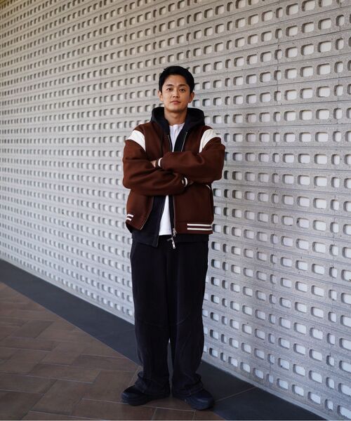 LETTERCOMO(レテルコモ)の「ニューワードスタジアムウールバスティジャケットブラウン(スタジャン・レディース・その他・SMALL/MEDIUM/LARGE/X-LARGE)」の6枚目の写真