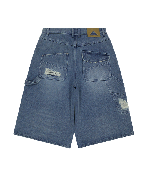 UNGIMMICK（アンジミック）の「CARPENTER DENIM BERMUDA SHORTS (BLUE)（その他パンツ・メンズ・その他・SMALL/MEDIUM/LARGE）」の2枚目の写真