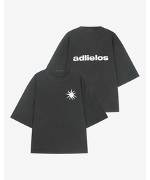 ADLIELOS（エドリエルロス）の「ブラストピグメントハーフTシャツ[ピグメントチャコール]（Tシャツ/カットソー）」