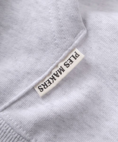 make a ray!（メイク ア レイ！）の「【72】【PLES】チェック ハートワッペン ワンポイント ショート丈 ジップパーカー/ダブルジップ/メンズ/レディース/ユニセックス（パーカー・レディース・ブラウン/ブラック/アッシュグレー・M/L）」の9枚目の写真