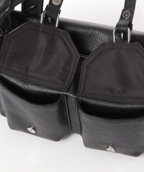 LAKOLE（ラコレ）の「ダブルベルトポケットワンショルダーバッグ / 631256（ショルダーバッグ・レディース・ライトブルー/ブラック/オフホワイト/ライトパープル・FREE）」の13枚目の写真