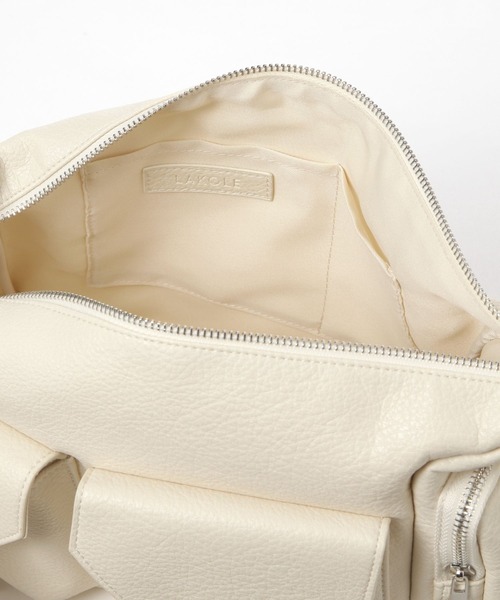 LAKOLE（ラコレ）の「ダブルベルトポケットワンショルダーバッグ / 631256（ショルダーバッグ・レディース・ライトブルー/ブラック/オフホワイト/ライトパープル・FREE）」の20枚目の写真