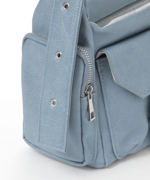 LAKOLE（ラコレ）の「ダブルベルトポケットワンショルダーバッグ / 631256（ショルダーバッグ・レディース・ライトブルー/ブラック/オフホワイト/ライトパープル・FREE）」の22枚目の写真