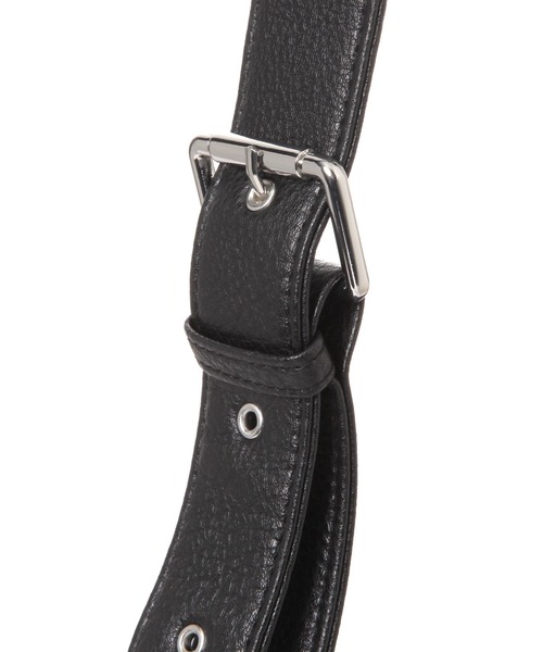 LAKOLE（ラコレ）の「ダブルベルトポケットワンショルダーバッグ / 631256（ショルダーバッグ・レディース・ライトブルー/ブラック/オフホワイト/ライトパープル・FREE）」の11枚目の写真