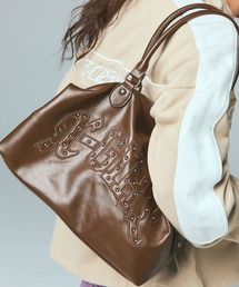 X-girl | STUDDED LOGO 2WAY BAG(ショルダーバッグ)