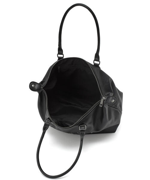 X-girl（エックスガール）の「STUDDED LOGO 2WAY BAG（ショルダーバッグ・レディース・ブラウン/ブラック・ONE SIZE）」の14枚目の写真