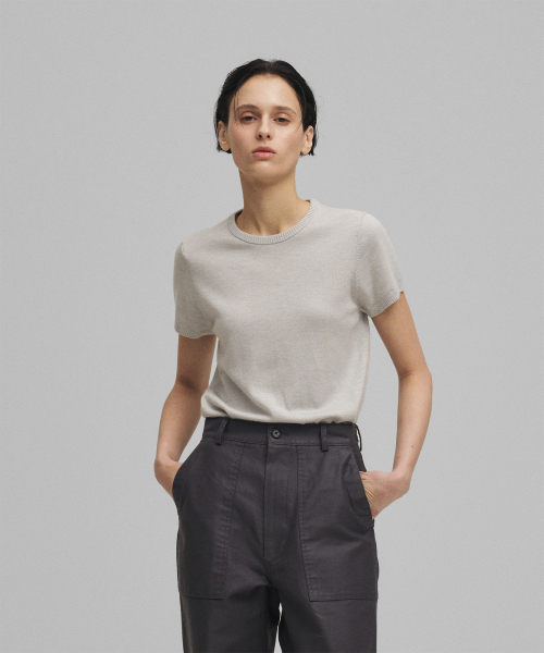 ANOTHER OFFICE WOMEN(アナザー オフィス ウーマン)の「w. OrdinaryPullover(Silver)(ニット/セーター・レディース・その他・FREE)」の1枚目の写真