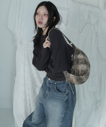 SAND MUSEUM（サンドミュージアム）の「STUZZ HOBO BAG [Python Beige]（ショルダーバッグ）」