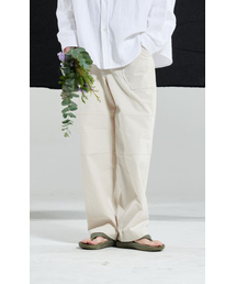 CORNOQ（コルノック）の「Straight waffle banding pattige pants (IVORY)（その他パンツ）」