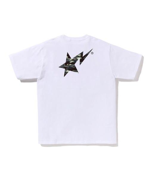A BATHING APE（アベイシングエイプ）の「SCREEN CAMO BAPE STA TEE（Tシャツ/カットソー・メンズ・ホワイト/ブラック・X-LARGE/MEDIUM/XXX-LARGE/LARGE/XX-LARGE/SMALL）」の3枚目の写真