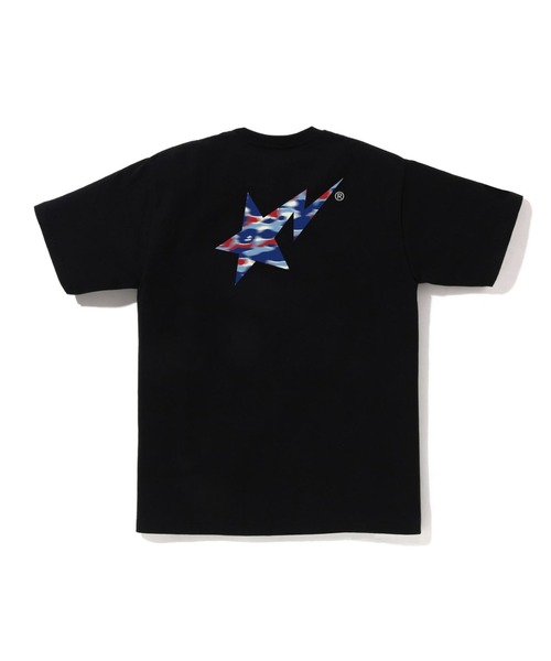 A BATHING APE（アベイシングエイプ）の「SCREEN CAMO BAPE STA TEE（Tシャツ/カットソー・メンズ・ホワイト/ブラック・X-LARGE/MEDIUM/XXX-LARGE/LARGE/XX-LARGE/SMALL）」の4枚目の写真