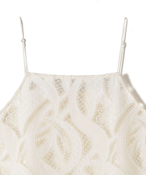 SHIPS(シップス)の「〈手洗い可能〉刺繍 スカラップ レース キャミソール(キャミソール・レディース・ナチュラル・ONE SIZE)」の18枚目の写真