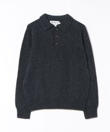 【HARLEY OF SCOTLAND】別注シェットランドニットポロ