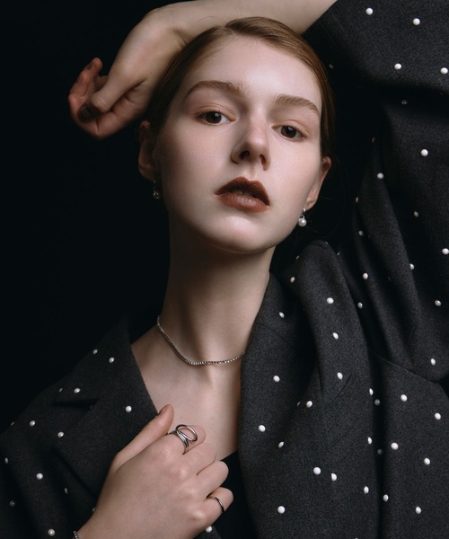 CENE（セネ）の「【CENE】セネ/ビジューネックレス（ネックレス・レディース・ゴールド/シルバー・FREE）」の8枚目の写真