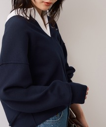 VIS | ワンポイント刺繍ポロニットプルオーバー(ニット/セーター)