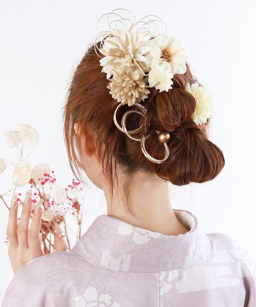 成人式・卒業式用 髪飾り 9点セット（その他ヘアアクセサリー