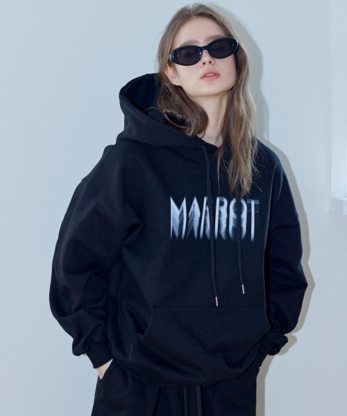 MARROT(マロット)の「パイピングフードパーカー_ブラック(パーカー・レディース・その他・MEDIUM/LARGE)」の2枚目の写真