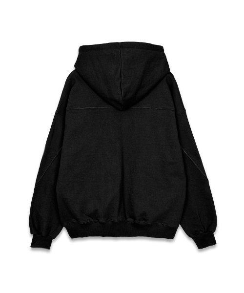 MARROT(マロット)の「パイピングフードパーカー_ブラック(パーカー・レディース・その他・MEDIUM/LARGE)」の6枚目の写真
