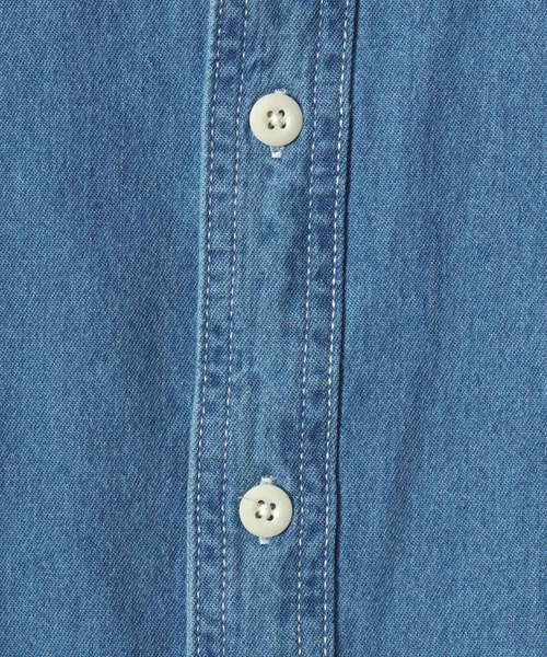 MARUKAWA（マルカワ）の「2026SS DENIM WORK SHIRTS/デニム ワークシャツ レディース メンズ（シャツ/ブラウス・メンズ・サックスブルー/ネイビー・LL/L/M）」の15枚目の写真