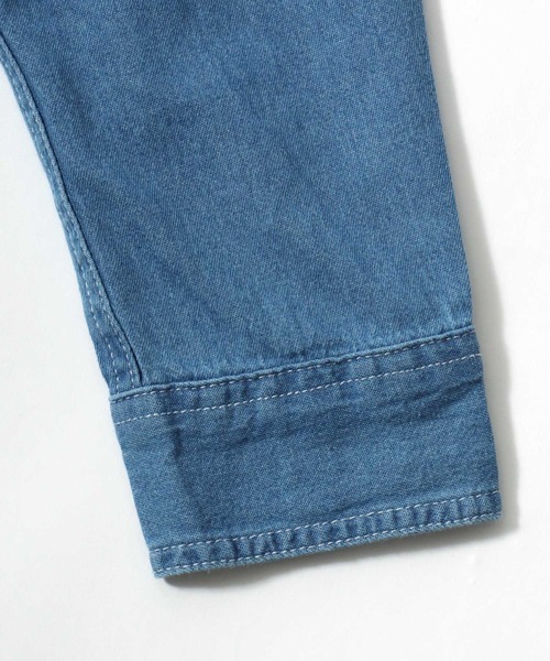 MARUKAWA（マルカワ）の「2026SS DENIM WORK SHIRTS/デニム ワークシャツ レディース メンズ（シャツ/ブラウス・メンズ・サックスブルー/ネイビー・LL/L/M）」の13枚目の写真