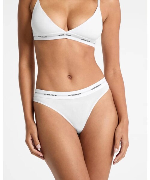GUESS JEANS（ゲスジーンズ）の「【GUESS JEANS/ゲスジーンズ】GUESS JEANS Thong/下着/レディース/ショーツ【WEB限定】（ショーツ・レディース・グレー/ブラック/ホワイト・X-SMALL/M/S）」の5枚目の写真
