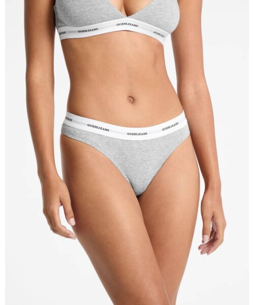 GUESS JEANS（ゲスジーンズ）の「【GUESS JEANS/ゲスジーンズ】GUESS JEANS Thong/下着/レディース/ショーツ【WEB限定】（ショーツ・レディース・グレー/ブラック/ホワイト・X-SMALL/M/S）」の10枚目の写真