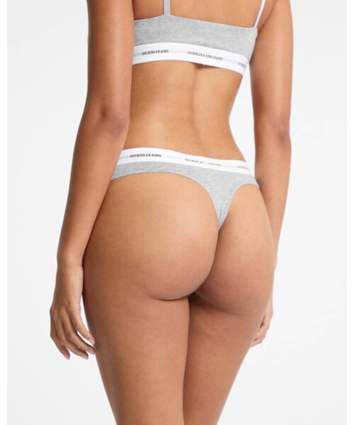 GUESS JEANS（ゲスジーンズ）の「【GUESS JEANS/ゲスジーンズ】GUESS JEANS Thong/下着/レディース/ショーツ【WEB限定】（ショーツ・レディース・グレー/ブラック/ホワイト・X-SMALL/M/S）」の11枚目の写真