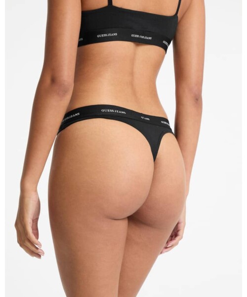 GUESS JEANS（ゲスジーンズ）の「【GUESS JEANS/ゲスジーンズ】GUESS JEANS Thong/下着/レディース/ショーツ【WEB限定】（ショーツ・レディース・グレー/ブラック/ホワイト・X-SMALL/M/S）」の16枚目の写真