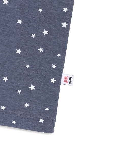 Cavish(カビシ)の「CAVISH x LELBO BROWN W STAR RAGLAN SS TEE NAVY(CV2FMFT545C)(Tシャツ/カットソー・レディース・ネイビー・FREE)」の6枚目の写真