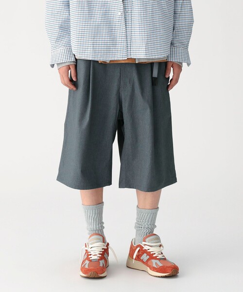 Gramicci(グラミチ)の「【別注】Gramicci / スラックス ショーツ(スラックス・メンズ・グレー/ブラック・S/M/L/XL)」の18枚目の写真