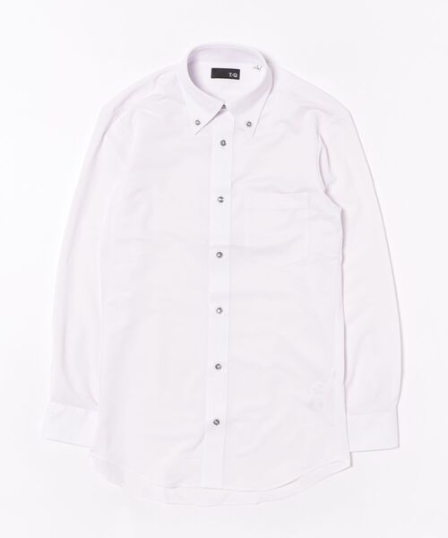 TAKA-Q(タカキュー)の「ワイシャツ メンズ ストレッチ 吸水速乾 ノンアイロン ボタンダウン 長袖 ビジネス ドレス NEWスタンダードフィット(ビジネスシャツ・メンズ・ピンク・首回り45cm-裄丈86cm/首回り37cm-裄丈80cm/首回り43cm-裄丈82cm/首回り41cm-裄丈86cm/首回り41cm-裄丈82cm/首回り39cm-裄丈84cm/首回り39cm-裄丈80cm/首回り43cm-裄丈86cm)」の2枚目の写真