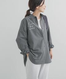 URBAN RESEARCH DOORS | 刺繍チェックシャツ(シャツ/ブラウス)