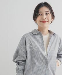 URBAN RESEARCH DOORS | 刺繍チェックシャツ(シャツ/ブラウス)