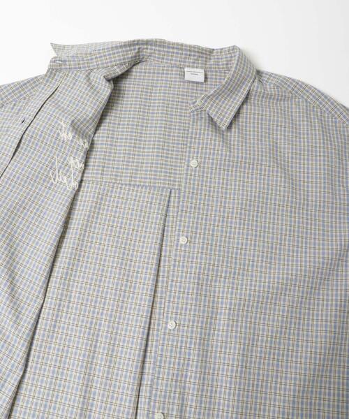 URBAN RESEARCH DOORS（アーバンリサーチドアーズ）の「刺繍チェックシャツ（シャツ/ブラウス・レディース・ブルー系その他/ブラック系その他・FREE）」の7枚目の写真