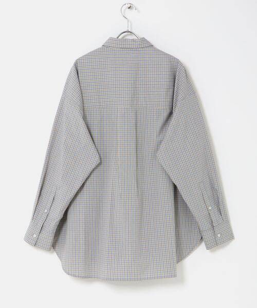 URBAN RESEARCH DOORS（アーバンリサーチドアーズ）の「刺繍チェックシャツ（シャツ/ブラウス・レディース・ブルー系その他/ブラック系その他・FREE）」の9枚目の写真