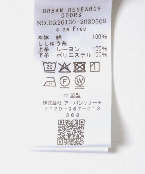 URBAN RESEARCH DOORS（アーバンリサーチドアーズ）の「刺繍チェックシャツ（シャツ/ブラウス・レディース・ブルー系その他/ブラック系その他・FREE）」の11枚目の写真