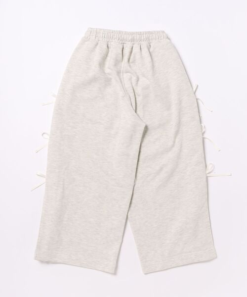 PINKHUNT(ピンクハント)の「PINKHUNT サイドリボンスウェットロングパンツ 1301K (トップス別売り)(その他パンツ・キッズ・ブラック/アッシュグレー・120cm/130cm/140cm/150cm/160cm)」の3枚目の写真