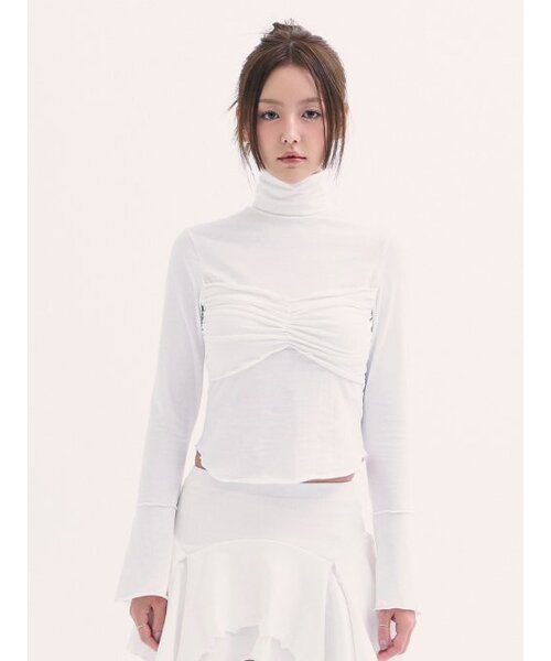 BABLETWO（ビーエイブルトゥー）の「Ophelia Top WHITE（Tシャツ/カットソー・レディース・その他・ONE SIZE）」の3枚目の写真