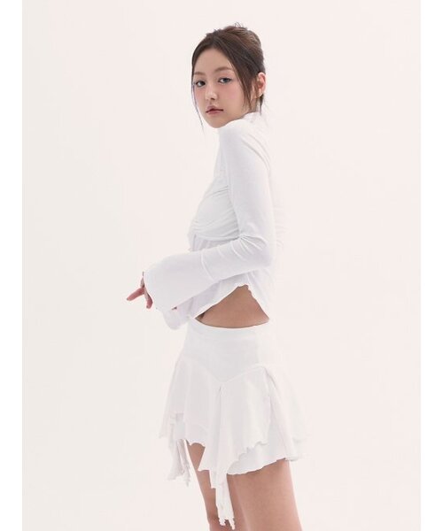 BABLETWO（ビーエイブルトゥー）の「Ophelia Top WHITE（Tシャツ/カットソー・レディース・その他・ONE SIZE）」の4枚目の写真