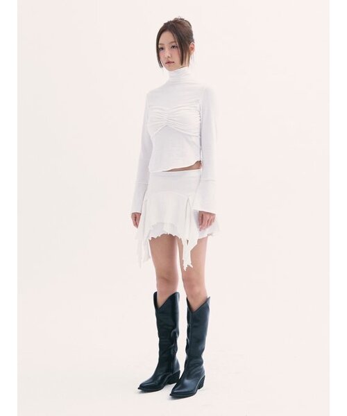 BABLETWO（ビーエイブルトゥー）の「Ophelia Top WHITE（Tシャツ/カットソー・レディース・その他・ONE SIZE）」の6枚目の写真