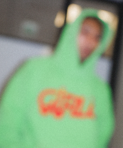 WISM(ウィズム)の「LIFEMANIA / ライフマニア GIRLZ HOODIE(パーカー・メンズ・グリーン/ネイビー・SMALL/MEDIUM/LARGE)」の3枚目の写真