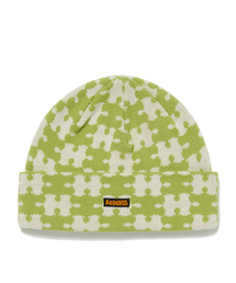 WKNDRS（ウィーキャンドース）の「PUZZLE BEANIE (KHAKI)（ニットキャップ/ビーニー）」