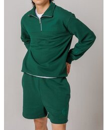 CLEVER FIELD（クレバーフィールド）の「ハイネックジップアッププルオーバー（Man）_ディープグリーン（その他トップス）」