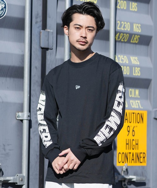 NEW ERA(ニューエラ)の「NEW ERA/ニューエラ ロンT メンズ パフォーマンス Tシャツ Flash Logo(Tシャツ/カットソー・メンズ・ブラック/ホワイト・XL/L/M/XXL)」の9枚目の写真