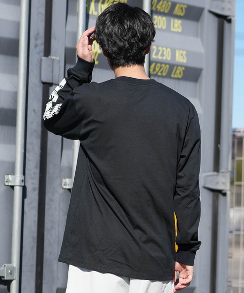 NEW ERA(ニューエラ)の「NEW ERA/ニューエラ ロンT メンズ パフォーマンス Tシャツ Flash Logo(Tシャツ/カットソー・メンズ・ブラック/ホワイト・XL/L/M/XXL)」の10枚目の写真